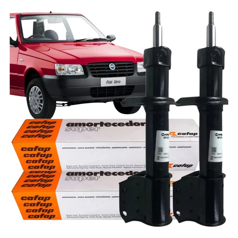 2 Amortecedor Dianteiro Fiat Uno/Elba/Premio/Fiorino Todos LD/LE 1989/2013 MP27559 COFAP 2 Anos de Garantia-FRETE GRÁTIS