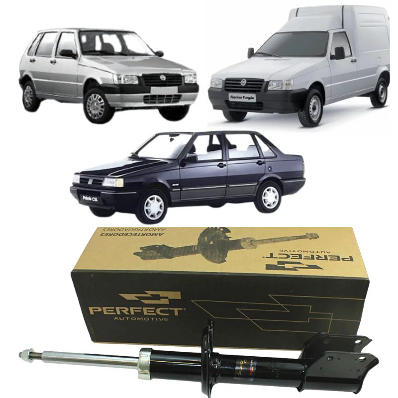 2 Amortecedor Dianteiro Fiat Uno/Elba/Premio/Fiorino Todos LD/LE 1989/2013 AMD0123 PERFECT 2 Anos de Garantia-FRETE GRÁTIS