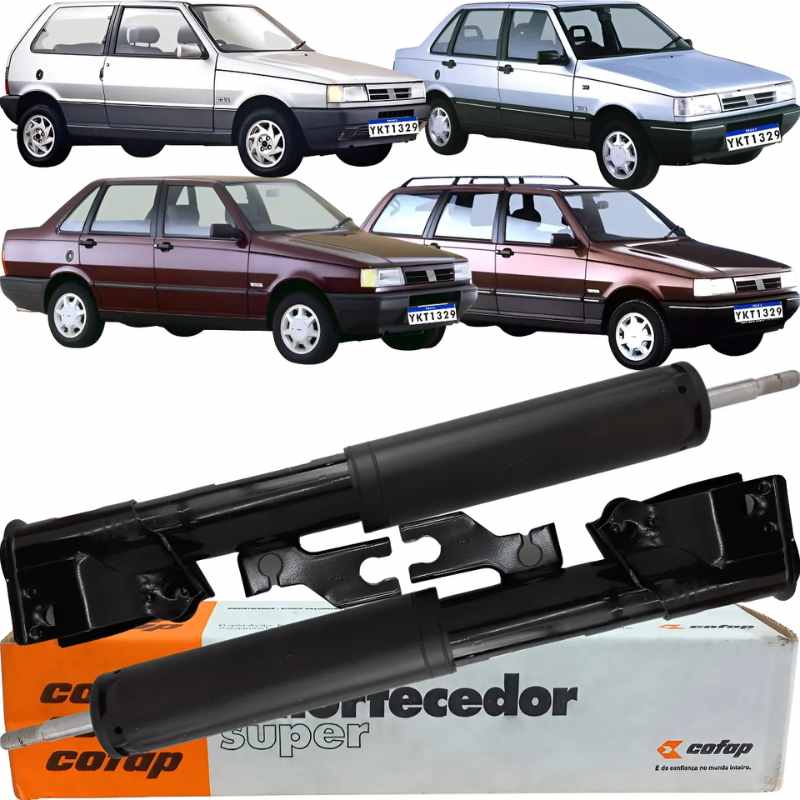 2 Amortecedor Traseiro Fiat Uno/Elba/Premio/Fiorino Todos LD/LE 1989/2013 MP27560 COFAP 2 Anos de Garantia-FRETE GRÁTIS