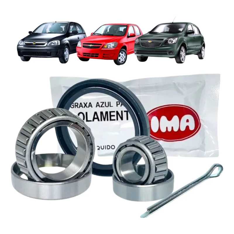KIT ROLAMENTO DA RODA TRASEIRA GM CORSA/CELTA/PRISMA/AGILE/MONZA/KADETT/IPANEMA MARCA IMA ALK4544 2001/2017 EXCETO CORSA FRENTE MONTANA 