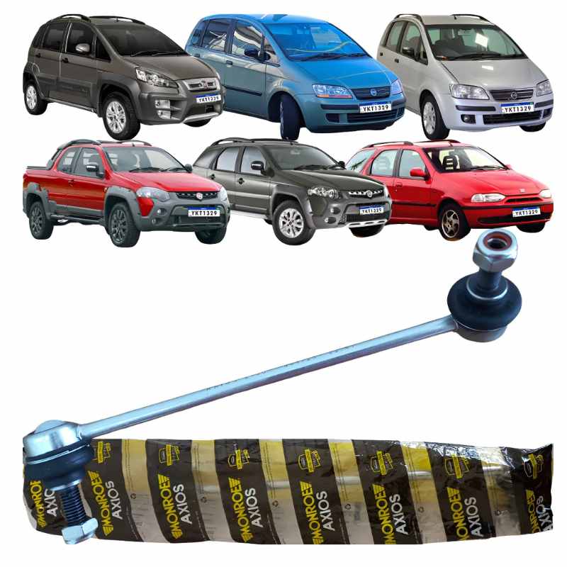 BIELETA DIANTEIRA ESQUERDA MARCA AXIOS 0312679 FIAT IDEIA/PALIO/STRADA ADVENTURE 1998/2018