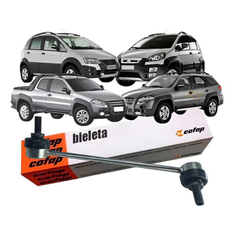 BIELETA DIANTEIRA FIAT STRADA ADVENTURE 1.8 2008/2020 MARCA COFAP BTC03109 LE